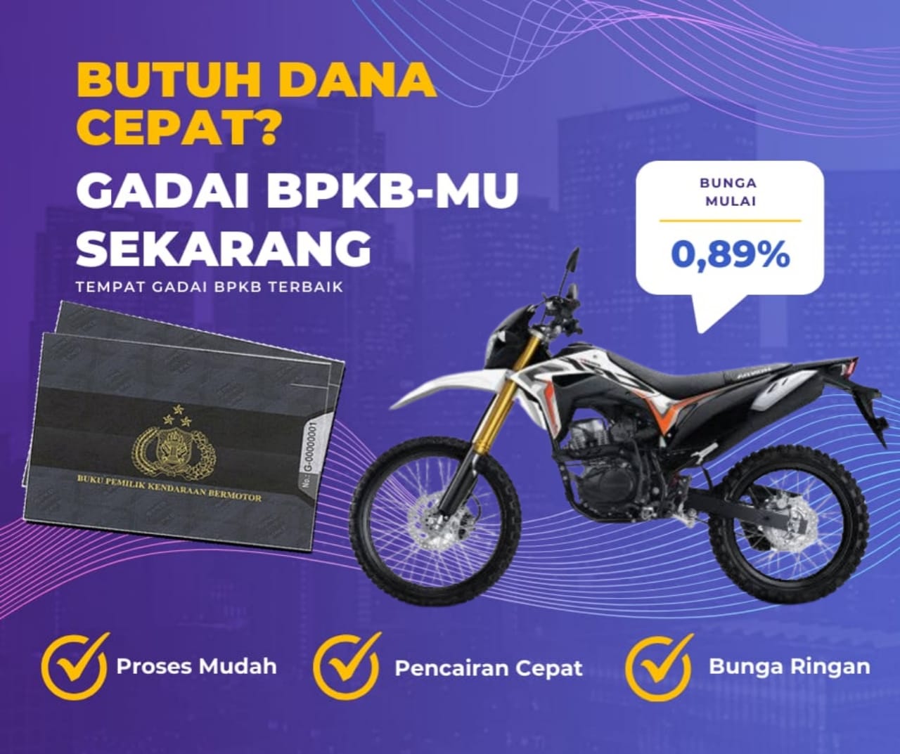 Pinjaman Dana Jaminan Bpkb Motor Honda Crf 150 L Dapat Pinjaman Berapa? Seperti Ini Simulasinya